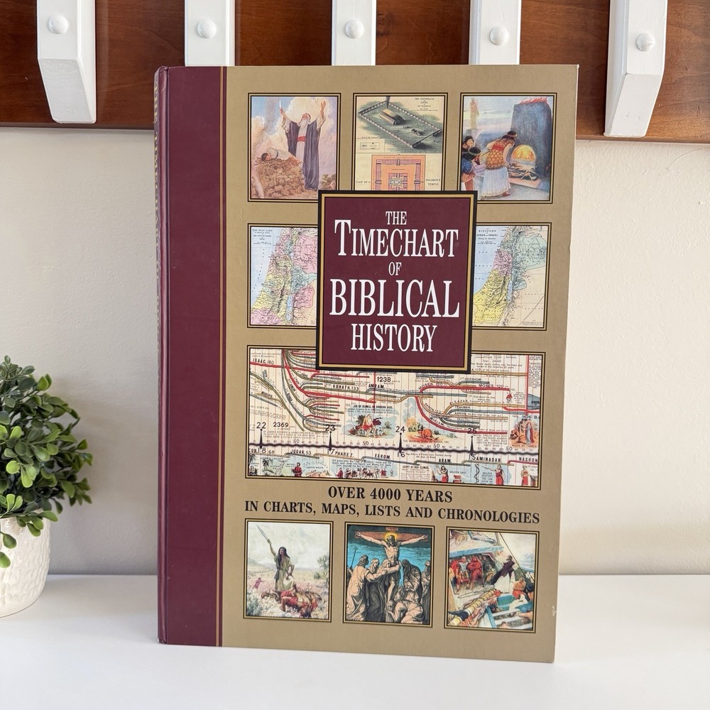 Timechart of Biblical History Maps Charts Oversized Bible Study Book 4000 Years