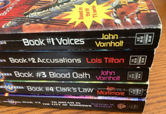 Babylon 5 Lot #1-4,9 Based on Series by Straczynski Dell Paperback Books 1995-97