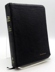 The Open Bible New American Standard Black Genuine Leather Nelson 956DEM 1978