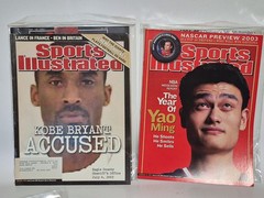 Lot of 11 Vintage Sports Illustrated Magazines NBA Mixed Years