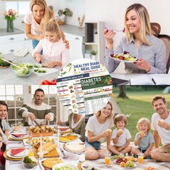 3PCS Diabetes Food List Chart and Meal Planner Diabetic Diet Guide 2026