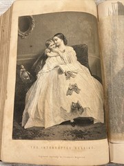 Antique PETERSON’S LADY’S MAGAZINE full year 1863 vol 43 + 44, color B/W plates