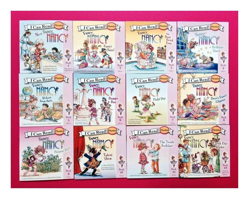 Fancy Nancy Lot 12 Phonics Fun Children’s I Can Read Books Jane O’Connor