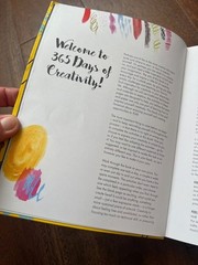 365 Days of Creativity Inspire Your Imagination with Art Every Day Used 2 pages