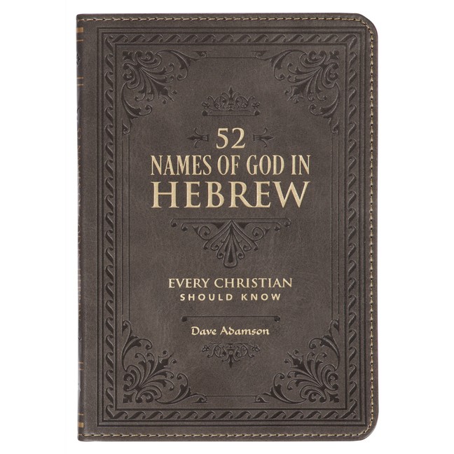 Gift Book 52 Hebrew Names Of God Faux Leather