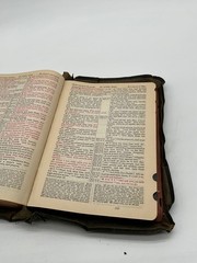 Holy Bible Red Letter Edition With The Words of Jesus Clara M Gamblin 1985 BK