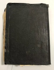Vintage Holy Bible Red Letter Edition National Bible Press Black Soft Leather