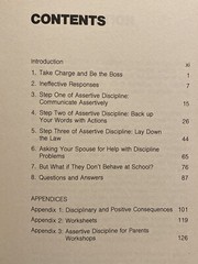 Assertive Discipline for Parents by Lee Canter, Marlene Canter (Paperback, 1988)