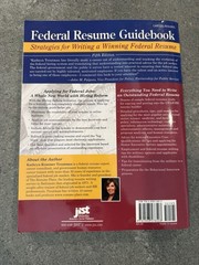 Federal Resume Guidebook 5th Edition Troutman w/ CD USAJOBS Government Resume