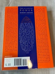 The 48 Laws of Power by Robert Greene Paperback Original Large Edition