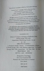 George Orwell – 1984 and Animal Farm – 2003 Edition Introduction by Hitchens
