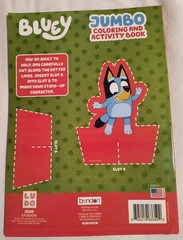 BLUEY Jumbo Coloring & Activity Book with Tear/Share Pages New! Free Shipping!
