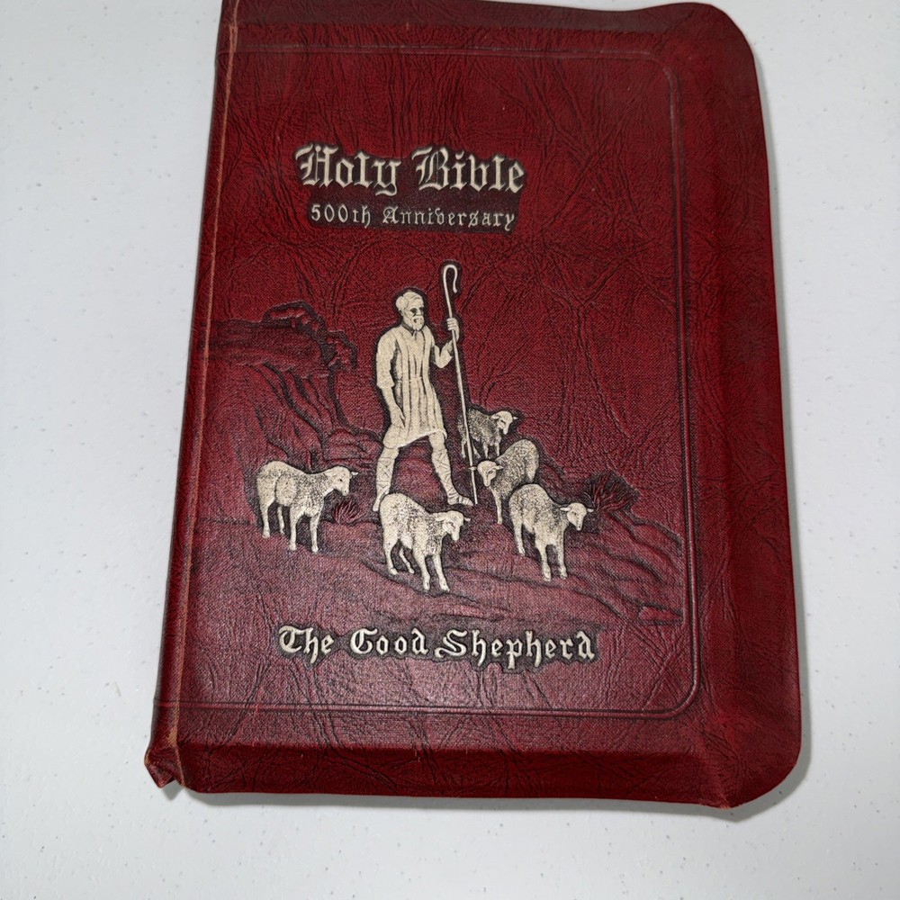 1946 Holy Bible The Good Shepherd Ed Christian Workers Indexed Illustrated EUC
