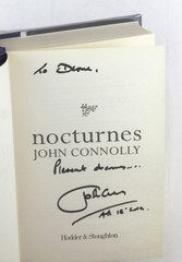 Signed First Edition Connolly, John – Nocturnes Hodder & Stoughton hardcover