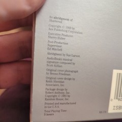 SHATTERED English audiobook Richard Neely only audiobook 1991 extremely rare