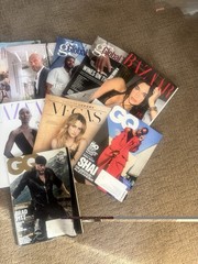 13 Various Bulk Lot Magazines Bazaar Global Traveler GQ Vegas Oxnard 2024-2025