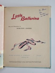 Little Ballerina Vintage Rand McNally Elf Book Hardcover Dorothy Grider