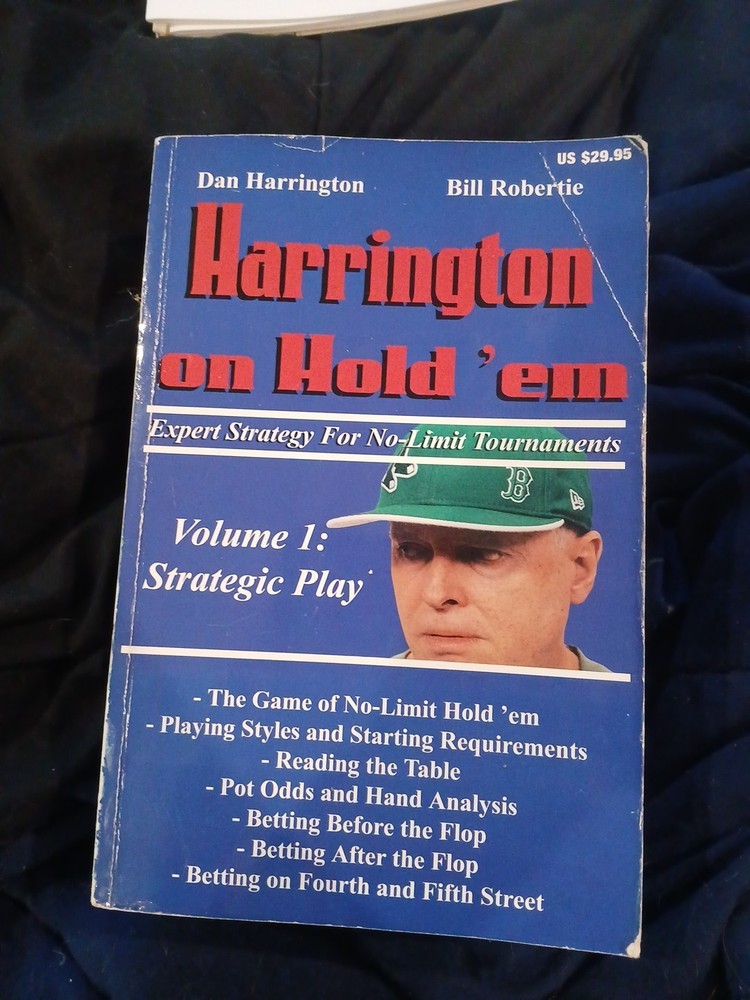 Harrington On Hold 'Em Series Complete Set of 3 books Great Shape See Pics