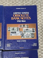 Haxby Standard Catalog of United States Obsolete Bank Notes Complete Set Vol 1-4