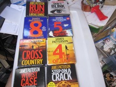 James Patterson Audio CD Books Lot of 8 FAST SHIPPING AS PICTURED