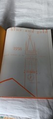 UNIVERSITY OF CALIFORNIA BLUE AND GOLD 1958 HB VOLUE 85 MID-CENTURY MODERN COVER