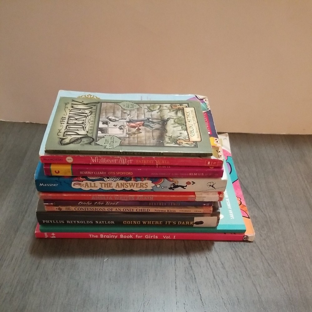 Lot of 10 Mixed Random Children’s Books and Young Adult Novels, Classic Stories