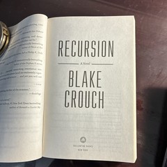 Recursion by Blake Crouch, NEW TRADE PAPERBACK, FREE SHIP