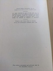 Chief Modern Poets Of America, 1936, Selected/edited by Sanders And Nelson