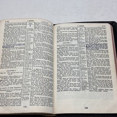 Bible Scofield Reference Edition 1945 KJV Oxford Black Morocco Leather lined