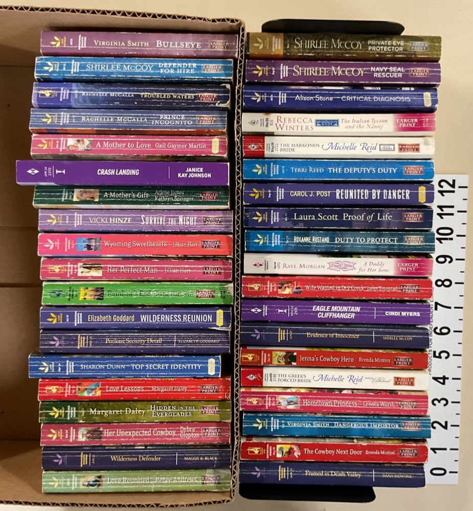 Larger Print PB Lot of 38 Renee Andrews, Margaret Daley, Elizabeth Goddard