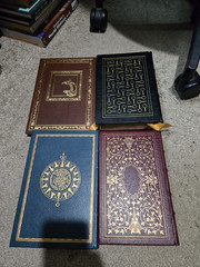 The Easton Press Lot of 4 Books – Jane Eyre Aesop’s Fables Treasure Island