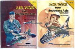 Squadron/Signal 6036 + 6037 AIR WAR OVER SOUTHEAST ASIA by Lou Drendel 160 pages