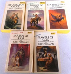 Lot of 27: John Norman complete GOR Series Tarl Cabot 1-25 DAW, DelRey, plus 2