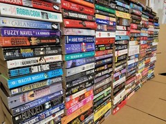 Lot of 20 Mystery Thriller Fiction Paperbacks Popular Author Books MIX UNSORTED