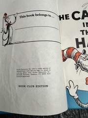 The Cat In The Hat by Dr. Seuss Hard Cover Book 61 Pages