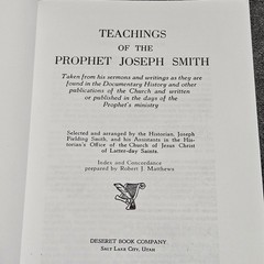 Teachings of the Prophet Joseph Smith LDS Book Joseph Fielding Smith