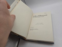 Cults of Unreason Dr. Christopher Evans HC VTG book 1974 First American Edition