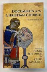 Documents of the Christian Church by Bettenson Oxford Press Paperback