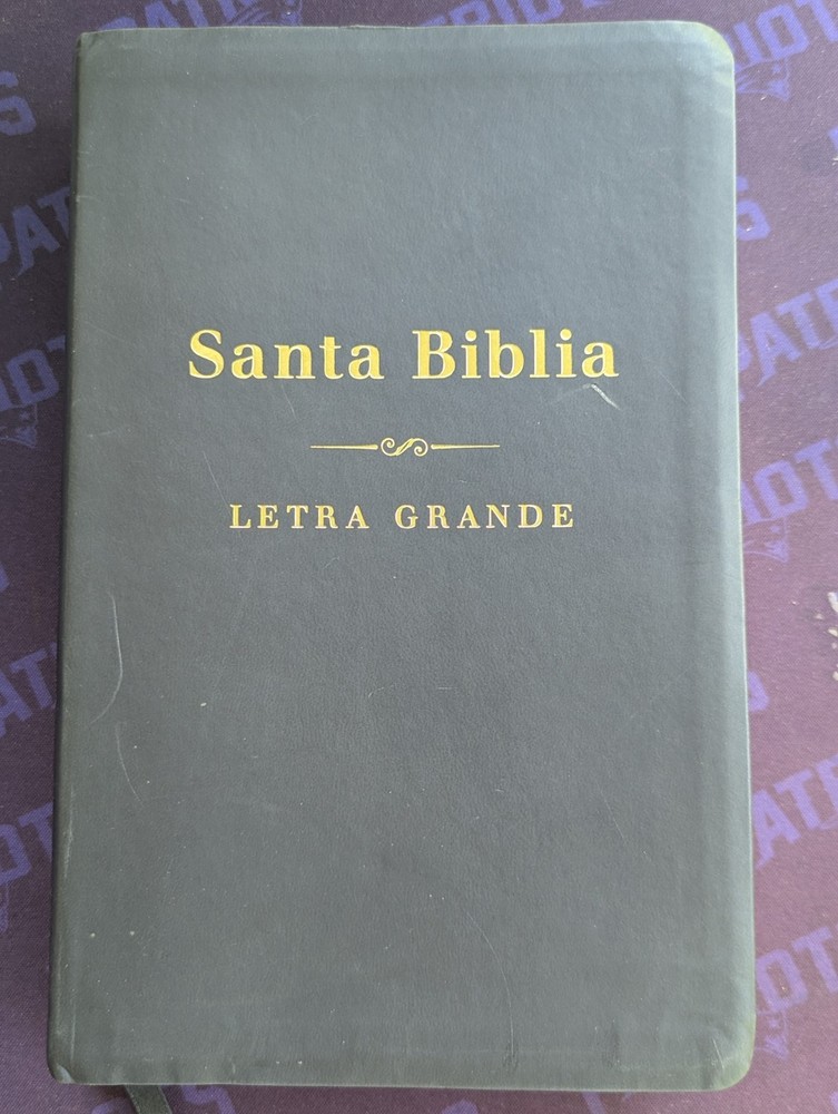 RVR60, Santa Biblia, Letra Grande, Leathersoft Grupo Nelson Black