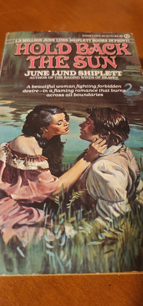 HOLD BACK THE SUN by June Lund Shiplett Signet Book 1st Printing 1981 Paperback