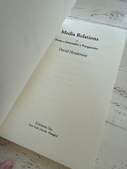 Media Relations David Henderson Signed 2005 Journalism PR Book iUniverse
