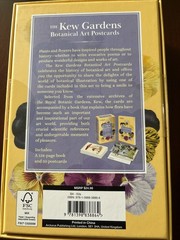 The KEW GARDENS BOTANICAL ART Postcards: Contains 128-Page Book & 50 Postcards