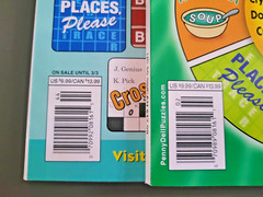 Lot of 2 Family Variety Puzzles & Games & 1 Book With Crosswords by Penny Press