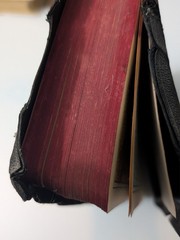 Vintage Holy Bible Illustrated With the Words of Christ Printed in Red (1940’s)