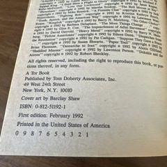Mike Resnick Alternate Presidents Alternate History Anthology 1992 Tor First Ed.