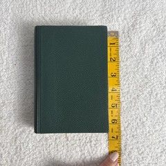 Russian Bible Small. Green Faux Leather Bound. Text Entirely In Russian 6x4x1”