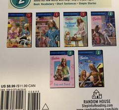 10 Step into Reading BARBIE Level 1 & 2 Readers Grade 1 Lot