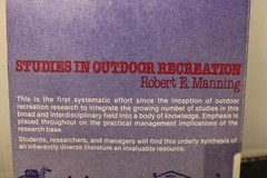 Studies in Outdoor Recreation Review & Synthesis Social Science Literature