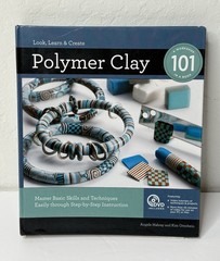Polymer Clay 101 Book with DVD – Beginner Craft Techniques Jewelry Canes Crafts