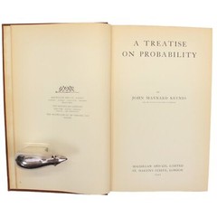 KEYNES ECONOMICS PROBABILITY MATHEMATICS PHILOSOPHY 1921 1st ED THEORY J MAYNARD